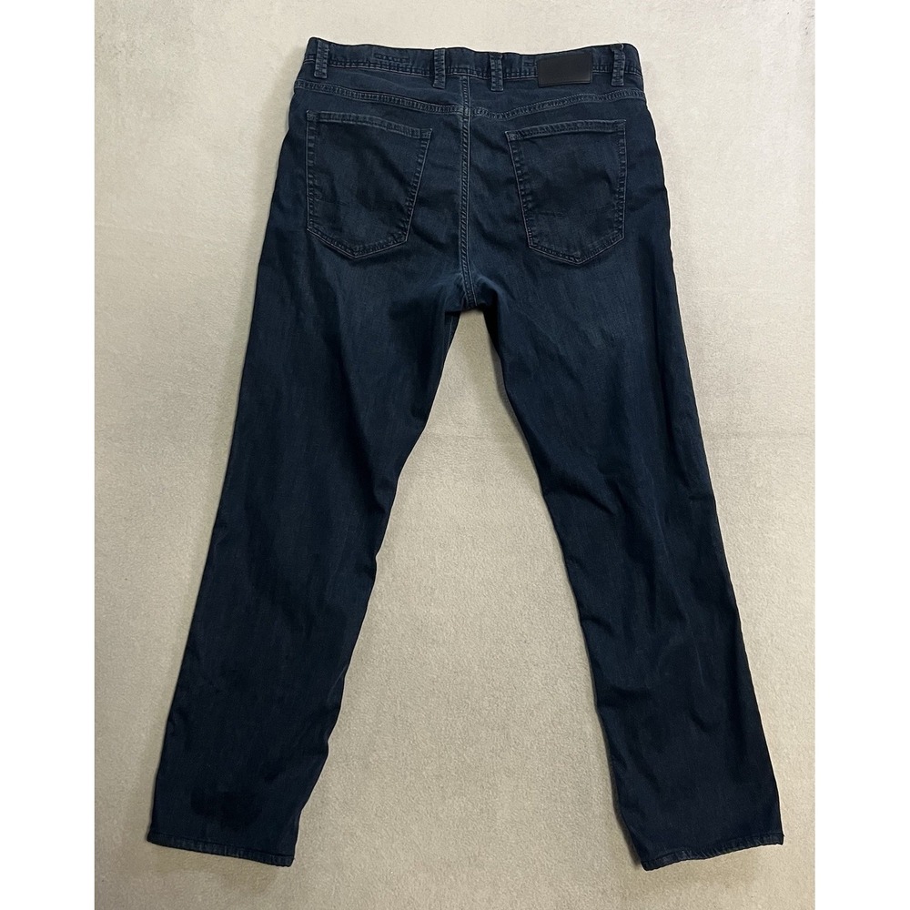 Alberto Luxury T400 Jeans Men's 36x34 Blue regular fit Preppy Casual Dark Wash